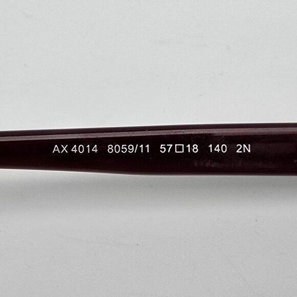 Armani Exchange AX4014 8059/11 Black Berry Frame Grey Gradient Lens Sunglasses main image 12